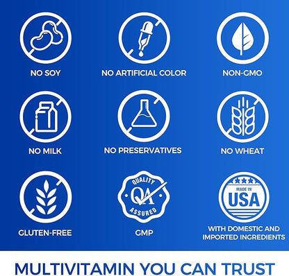 Vitamin World Ultra 360 Multivitamin for Men One Daily, Men's Multivitamin with Minerals, Herbs & Antioxidants, Daily Supplement with Vitamin A, C, D, E & Zinc for Energy & Immune Support, 90 Caplets