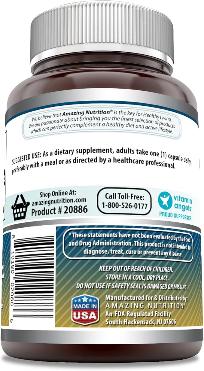 Amazing Formulas Taurine Amino Acid Supplement | 1000 Mg Per Serving | 100 Capsules | Non-GMO | Gluten-Free | Made in USA | Pack of 3