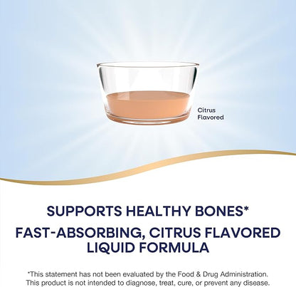 Nature's Way Calcium & Vitamin D3 with Magnesium Liquid Supplement*, Supports Bone Health*, Fast Absorbing Liquid, Gluten Free, Sugar Free, Citrus Flavored, 16 Fl Oz (Packaging May Vary)