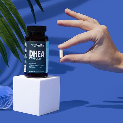 DHEA 50mg Supplement for Hormone Balance - Supports Energy for Men and Women - Dehydroepiandrosterone Capsules for Mood, Aging & Daily Vitality - Non-GMO, Vegan - 60 Capsules, 2-Month Supply