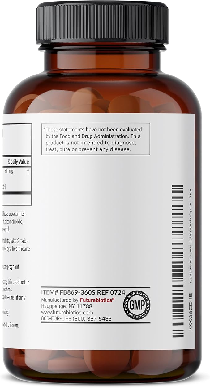 Futurebiotics Beet Root Extra Strength, Non-GMO, 360 Vegetarian Tablets