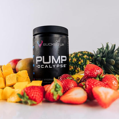 Pump-ocalypse Miami | Nitric Oxide and L Arginine Supplement with Citrulline Malate, GlycerPump | Ultimate N.O. Booster | Lean Muscle Support for Blood Flow, Vascularity, Hydration and Endurance