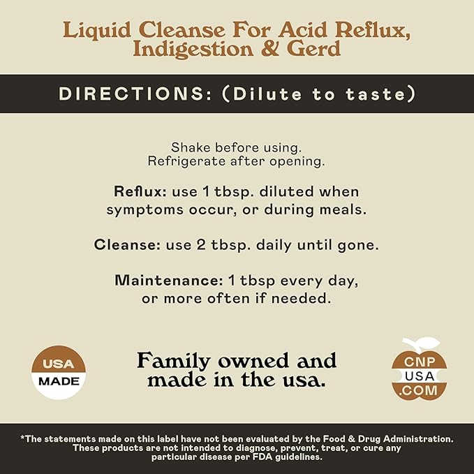 Acid Reflux Complete 16oz - Natural Organic Liquid Heartburn, GERD, & Amish Reflux Relief Remedy & Medicine