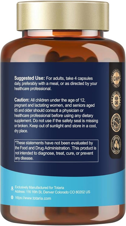 (2 Packs) Glucosamine Chondroitin MSM Collagen, 3000MG HSA FSA Eligible Items Only List for Men & Woman, Hsa Store Eligible Items Supplement, Glucosamine Chondroitin Sulfate 120 Capsules Made in USA