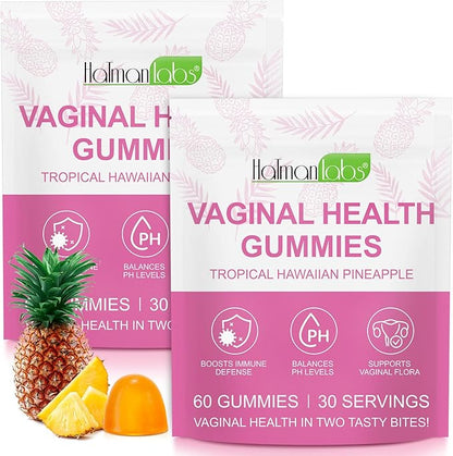 2 Pack Vaginal Probiotics Health Gummies, Premium Feminine Balance Gummies, Probiotic Gummies for Prenatal & Postnatal Women, Revitalize Vaginal Health, Immune Defense, Optimize PH Balance