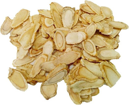 Hand-Selected A Grade American Ginseng Slice Medium Slice (8 Oz. Gift Bag)