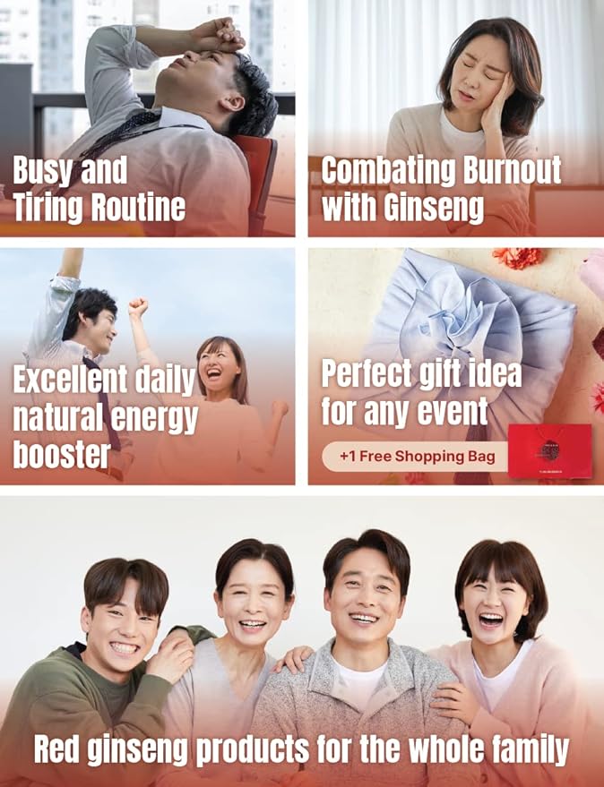 [960g / 34oz] HongSamJeong Korean 6 Years Red Ginseng Gold Extract 240g (8.5oz) X 4ea