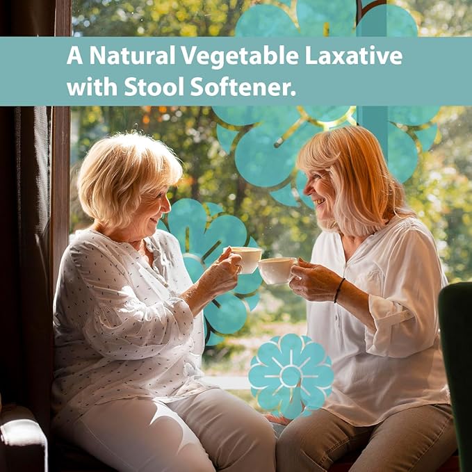 GeriCare Senna Plus Natural Vegetable Laxative with Stool Softener, Generic for Senekot | Docusate Sodium 50mg, Sennosides 8.6mg 100 Count (Pack of 2)