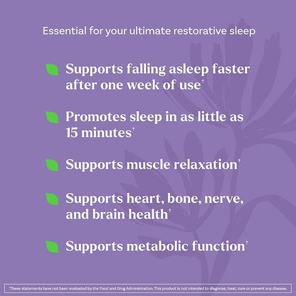 Natrol Sleep & Restore Capsules - Calm Magnesium Glycinate, Magnesium Sleep Aid with GABA, Melatonin 5mg, Botanical Blend, 30 Day Supply