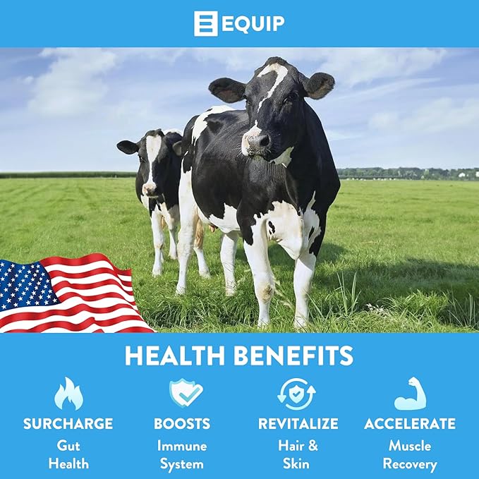 Equip Foods Core Colostrum Gummies | Delicious and Convenient | 1g Ultra-Premium Grass Fed Colostrum Per Serving | Gut Health, Immunity, Hair and Skin | 60 Gummies, 30 Servings, Peach Mango