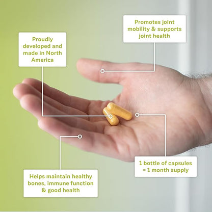 Kalaya 7X Joint Support Supplement - Designed by Medical Professionals - for Joints, Bone Health, and Muscle Support - with Turmeric, Collagen, and Vitamin C - 60 ct