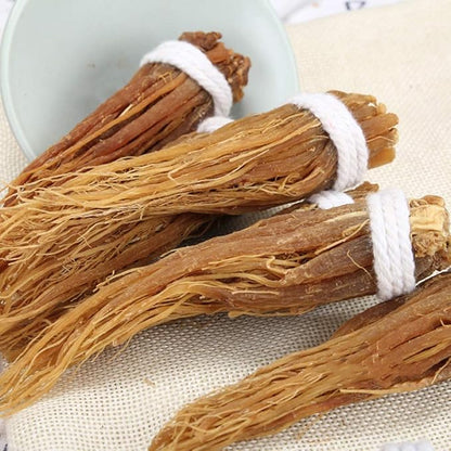 Red Ginseng Roots Red Ginseng Korean Red Ginseng Whiskers Red Ginseng Supplement Red Ginseng Tea Energy Chews (250 Grams /0.55 lbs)