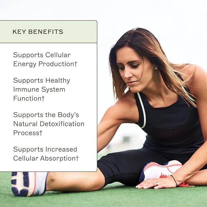 Amy Myers MD Acetyl-Glutathione - Supplement for Immune System Function Support - Antioxidant Formula Aids Against Joint Discomfort - Supplement with Vitamin C & Magnesium - 30 Capsules (30 Servings)