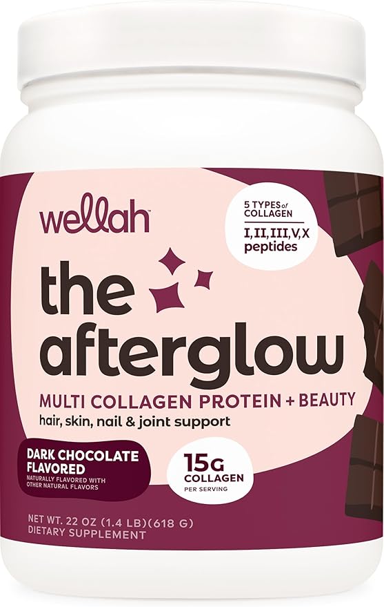 The Afterglow Multi Collagen Protein + Beauty (Dark Chocolate Flavored) 30 Servings