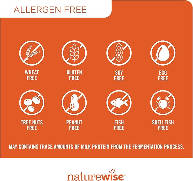 NatureWise Max Probiotics for Women & Men - 30 Billion CFU 18 Strains With Prebiotics - For Gut & Digestive Health - Delayed-Release Capsules, Gluten Free - 60 Capsules[2-Month Supply]