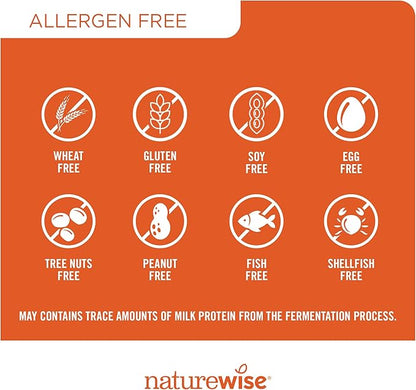 NatureWise Max Probiotics for Women & Men - 30 Billion CFU 18 Strains With Prebiotics - For Gut & Digestive Health - Delayed-Release Capsules, Gluten Free - 60 Capsules[2-Month Supply]