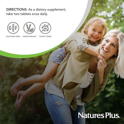Natures Plus Ultra Prenatal Multivitamin - 800 mcg Folate, 180 Vegetarian Tablets - Prenatal Supplement with Iron, Iodine, Calcium & B-Complex Vitamins - Gluten-Free - 90 Servings