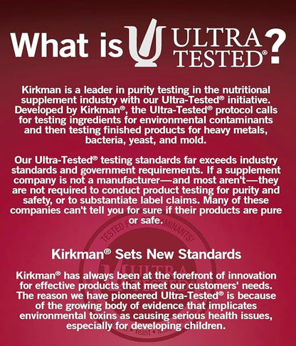 Kirkman Yeast-Aid Advanced Formula | 100 Vegetarian Capsules