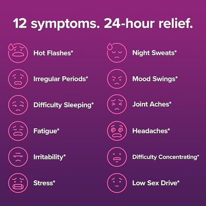 Amberen Perimenopause, Peri-Menopause Multi-Symptom Relief, Vitamin B, Vitamin E & Antioxidants Supplement, Helps Support Hormone Balance, Hot Flashes & Night Sweats, Supplements for Women, 180 Count
