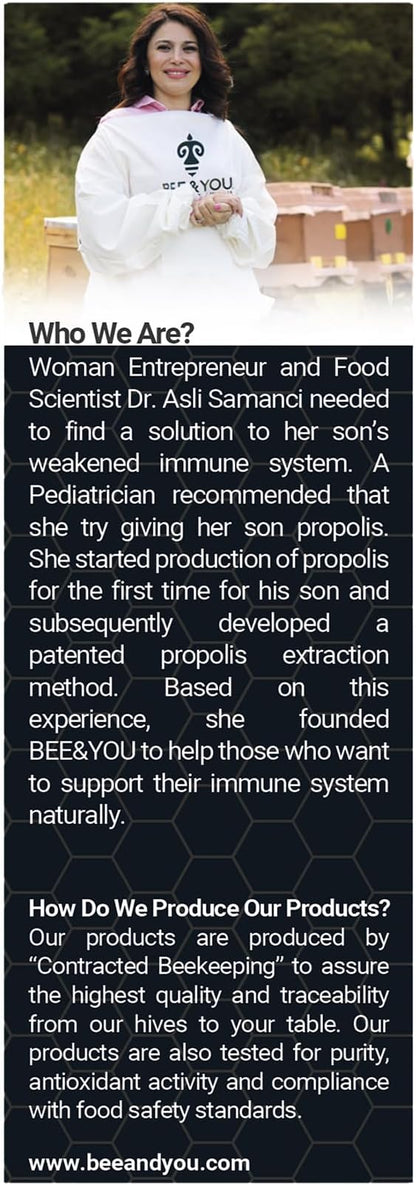 BEE and You Propolis Nasal Spray, 100% Pure Propolis Extract, Sinus & Congestion Relief, Natural Decongestant, Allergy Support, Nasal Moisturizing Spray | 1 fl oz