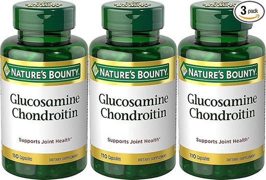Nature's Bounty Glucosamine Chondroitin Complex, 110 Count (Pack of 3)