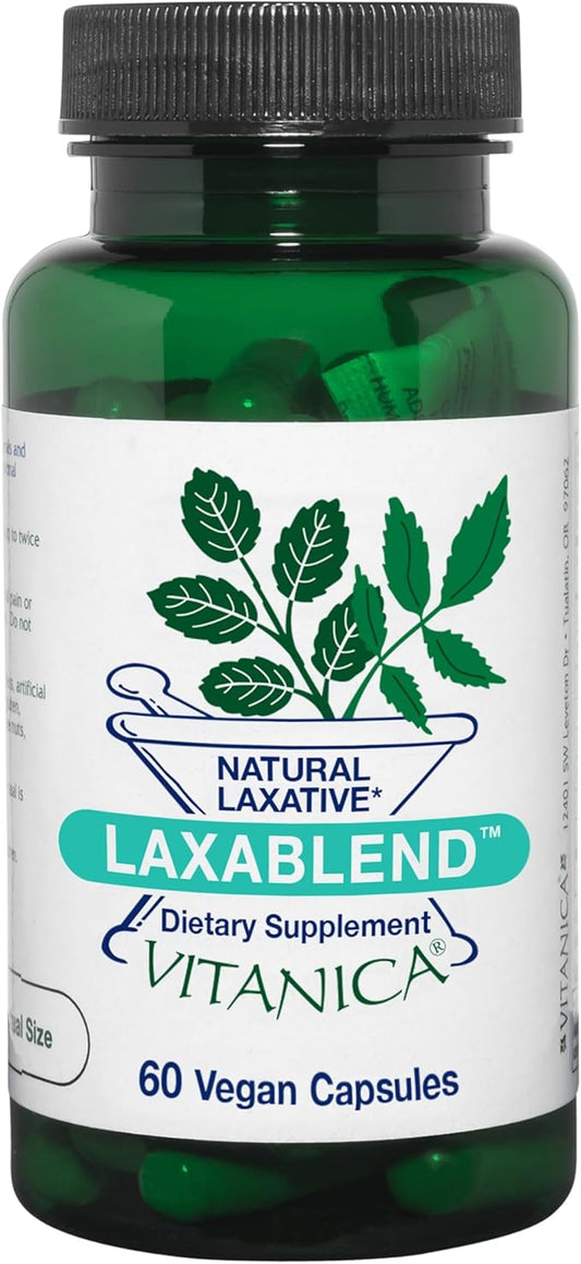 Vitanica LaxaBlend, Natural Laxative, Vegan, 60 Capsules