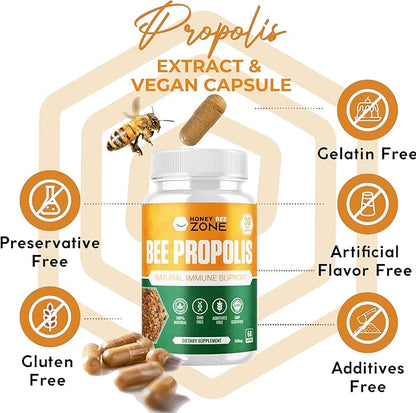 Bee Bread & Bee Propolis Capsules Vitality Pack