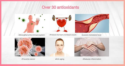 Generic BOOM COLLAGEN PLUS OVER 30 ANTIOXIDANTS- ANTI-AGING DRINK for BEAUTIFUL SKIN 14 SACHETS in BOX, Pink/White