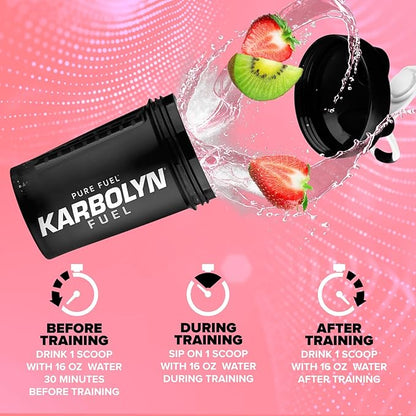 EFX Sports Karbolyn Fuel | Fast-Absorbing Carbohydrate Powder | Carb Load, Sustained Energy, Quick Recovery | Stimulant Free | 36 Servings (Kiwi Strawberry)