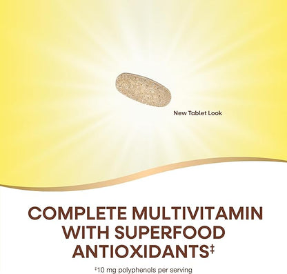 Nature's Way Alive! Women's 50+ Complete Multivitamin, Supports Healthy Heart, Brain, Bones*, Superfood Antioxidants(1), B-Vitamins, Gluten Free, 130 Tablets (Packaging May Vary)