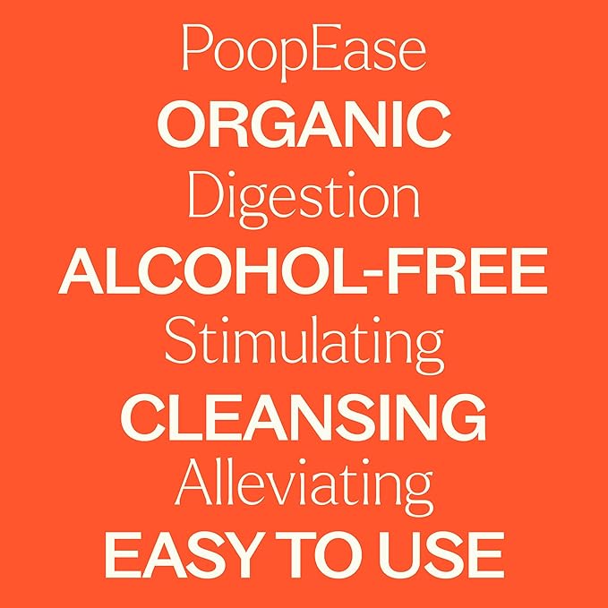 Plant Therapy Organic Poop Ease Tincture 30 mL (1 oz) Helps Relieve Occasional Constipation, Eases Bloating & Stomach Cramps, Organic Glycerin-Based Tincture Blend