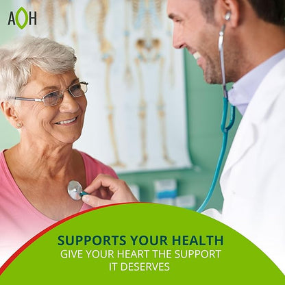 Blood Pressure Supplement with Adaptogens - Reishi, Ginkgo Biloba, Astragulus & Hawthorn Berry - 700mg - 90 Capsules