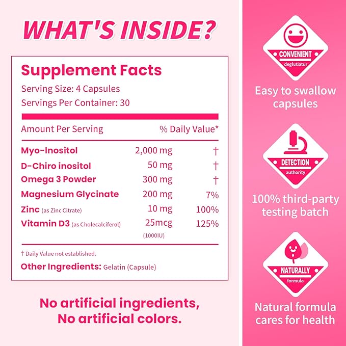 New Upgrade Happy Hormones PCOS Multivitamin,Hormone Balance for Women-Cycle Support Supplements-Menopause and Mood Support Supplement PMS Support for Women (1)