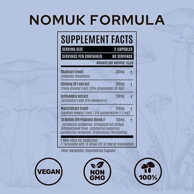 hormo Balance + probiotics for Women, Dietary Supplement with Shatavari rooot, Maca Schisandra & Ginseng Extract, probiotics for Digestive, Immune Health 120 Capsules