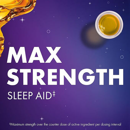 ZzzQuil Liquid Sleep Aid, Soothing Sleep, Diphenhydramine 50mg HCl, Chamomile Honey Flavored, Nighttime Sleep Aid Liquid, Sleep Aids for Adults, 2 Pack, 24 FL OZ