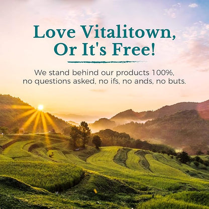 VITALITOWN Probiotics 120 Billion CFUs | 36 Strains, with Prebiotics & Digestive Enzymes for Men Women | Shelf Stable | Digestive Health & Immune Support | Vegan, Non-GMO | 30 Delayed Release Veg Caps