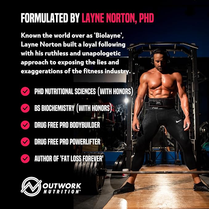 Outwork Nutrition Pre-Workout for Men & Women, Pre Workout Without Creatine, Nootropic Pre Workout Powder with Citrulline Malate, Beta Alanine, Taurine, Rhodiola & Caffeine (Tropical Candy)