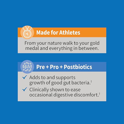 Garden of Life Dr Formulated Sport Probiotics Digestive Supplement, Organic Prebiotics for Women & Men Athletes, Clinically Studied Turmeric Curcumin, 50 Billion CFU, Gut Health, Acidophilus, 30ct