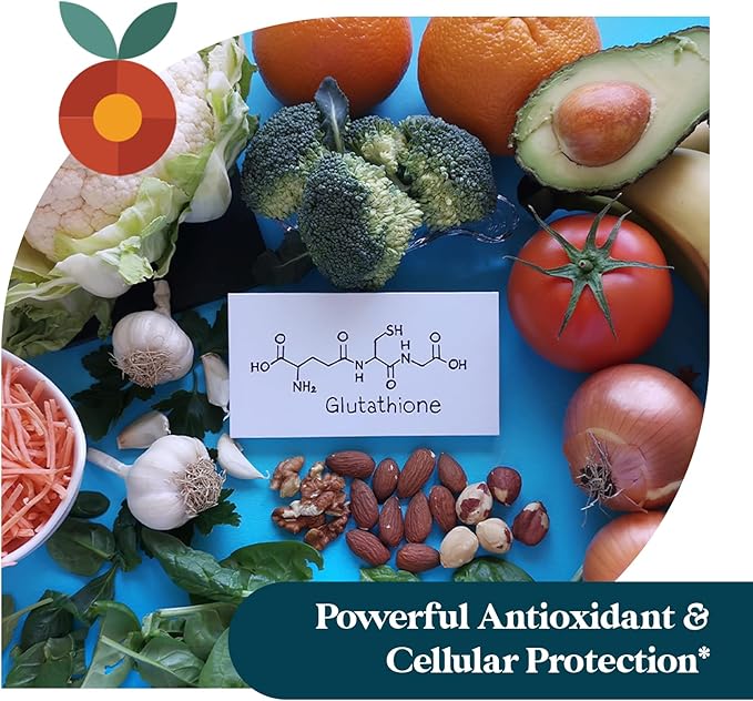 Pattern Wellness Glutathione Supplement - Active Reduced Glutathione Formula with Added Vitamin C - Cell, Antioxidant, + Immune Health Support - 30 Vegan Capsules