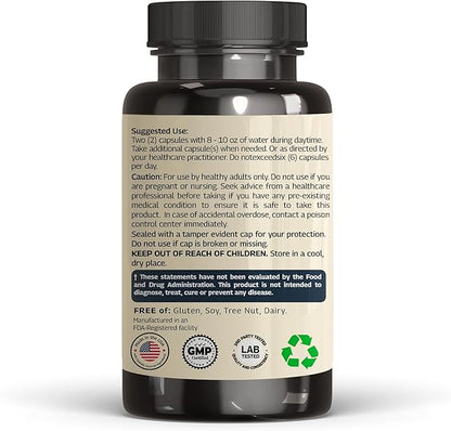 Yerba Mate 1400mg - Magic Natural Caffeine & Energy Supplements *USA Made & Tested* High Potency Enhanced with Taurine and Vitamin B Complex - 60 Capsules