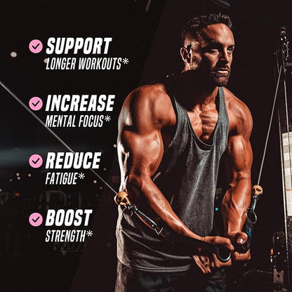 Outwork Nutrition Pre-Workout for Men & Women, Pre Workout Without Creatine, Nootropic Pre Workout Powder with Citrulline Malate, Beta Alanine, Taurine, Rhodiola & Caffeine (Strawberry Lemonade)