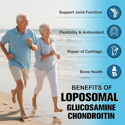 (2 Packs) Glucosamine Chondroitin MSM Collagen, 3000MG HSA FSA Eligible Items Only List for Men & Woman, Hsa Store Eligible Items Supplement, Glucosamine Chondroitin Sulfate 120 Capsules Made in USA