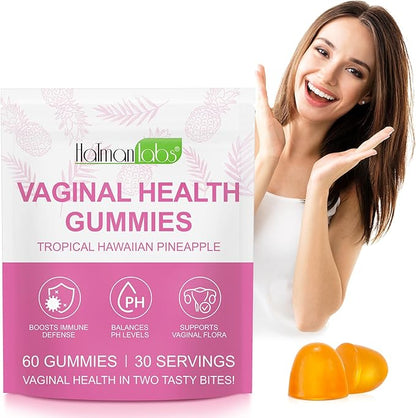Vital Vaginal Probiotics Source Feminine Gummies, Premium Feminine Balance Gummies, PH Balance Gummies for Women, Probiotics for Women Vaginigal Health, Immune Defense- 60 Gummies