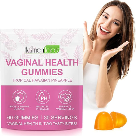 Vital Vaginal Probiotics Source Feminine Gummies, Premium Feminine Balance Gummies, PH Balance Gummies for Women, Probiotics for Women Vaginigal Health, Immune Defense- 60 Gummies