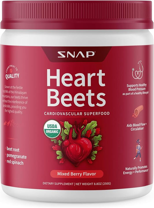 Snap Supplements Heart Beets Parent New 4 (Powder)