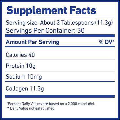 ASPEN NATURALS Marine Collagen Peptides Powder 12 Oz – Type I & III | Sustainably Sourced, Wild Caught | for Hair, Skin & Nails | Unflavoured, Easy to Mix, Gluten-Free, Non-GMO