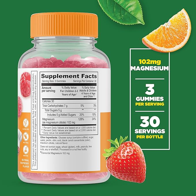 Lifeable Vitamin D3 + Vitamin K2 Kids + Magnesium Kids, Gummies Bundle - Great Tasting, Vitamin Supplement, Gluten Free, GMO Free, Chewable Gummy