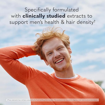 Garden of Life Dr. Formulated Hair Growth for Men with Clinically Studied Extracts and Saw Palmetto for Men to Support Men’s Hair Growth, 30 Count Vegetarian Capsules