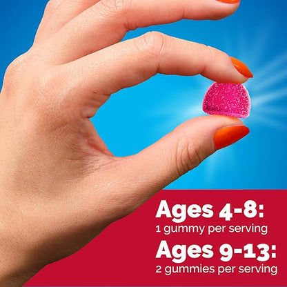 Emergen-C Kidz Immune+ Immune Support Dietary Supplements, Flavored Gummies with Vitamin C, B Vitamins and Vitamin D for Immune Support, Fun-Tastic Fruit Flavored Gummies - 44 Count