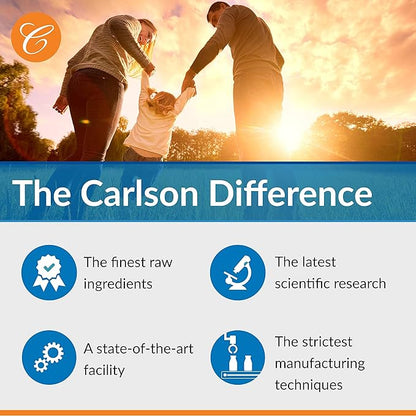 Carlson - B-50 Gels, Vitamin B Complex, Energy Production, Cellular Support & Optimal Wellness, 50 Softgels